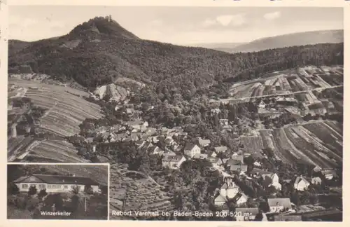 Baden-Baden-Varnhalt - Winzerkeller und Panorama gl1951 226.831