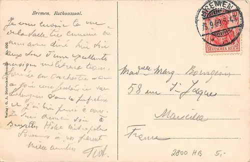 Bremen Rathaussaal gl1909 163.565