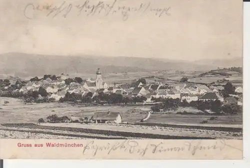 Waldmünchen - Panorama gl1909 228.391