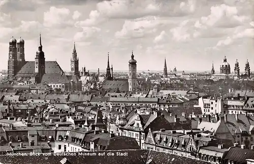 München Blick vom Deutschen Museum auf die Stadt ngl 162.991