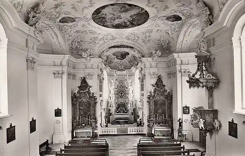 Deggingen - Kapuzinerkloster Ave Maria, Altarraum ngl E2577