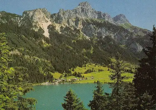 Haldensee in Tirol mit Haller, Gimpel und Rote Flüh ngl E3121