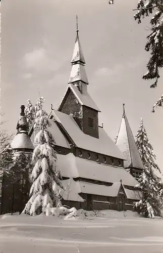 Hahnenklee, Oberharz, Gustav-Adolf-Kirche gl1963 E4121