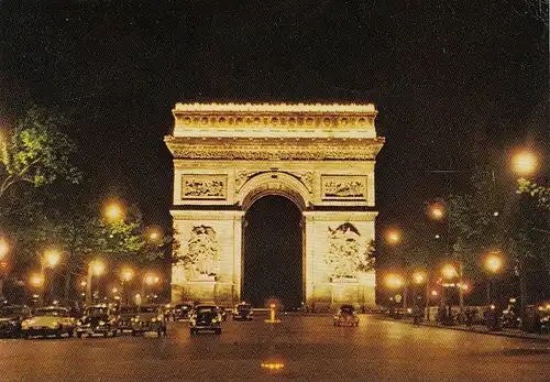 Paris, Le Arc de triomphe gl1968 E2463