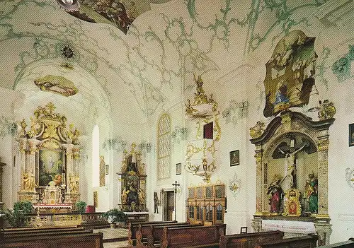 Anger Obb., Ehem. Klosterkirche Höglwörth innen ngl E3153