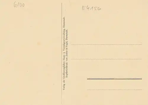 Darmstadt, Jagschloß Kranichstein, Portal ngl E4156
