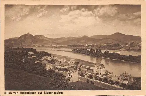 Blick von Rolandseck am Rhein auf Siebengebirge ngl 163.714