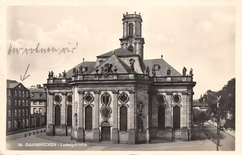 Saarbrücken Ludwigskirche gl1942 163.811