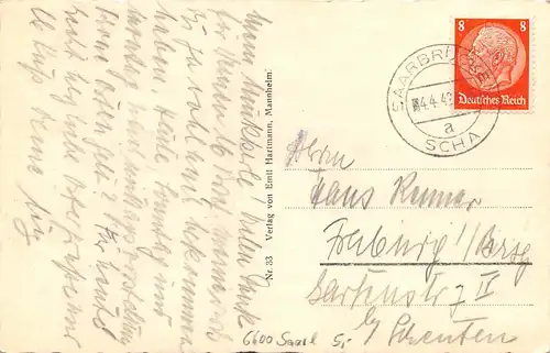 Saarbrücken Ludwigskirche gl1942 163.811