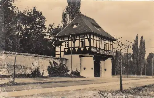 Arnstadt in Thüringen, Fischtor gl1958 E4220