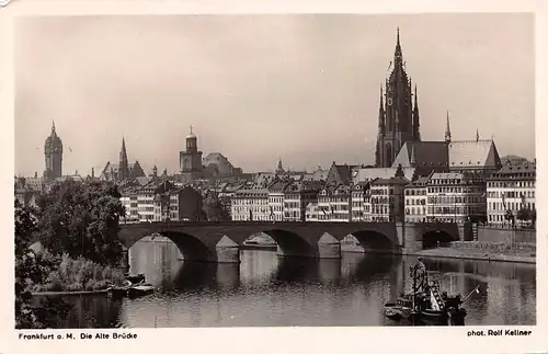 Frankfurt a.M. Die Alte Brücke Aufnahme von Rolf Kellner ngl 163.725