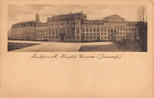 Frankfurt a.M. Königliche Universität Jordanstraße ngl 163.744