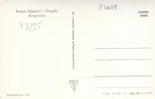 Kurort Kipstein i. Erzgeb., Bergkirche ngl E4689