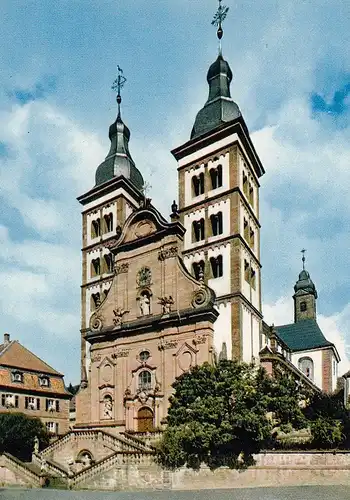 Amorbach i. Odw., Abteikirche glum 1970? E2584