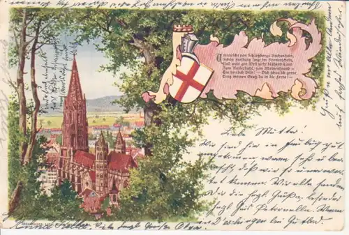 Freiburg im Breisgau LITHO Münster, Vers gl1902 226.881