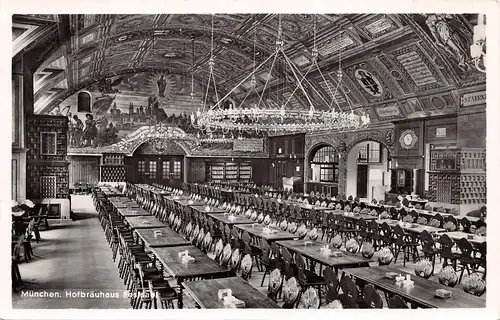 München Hofbräuhaus - Festsaal gl1955 163.047