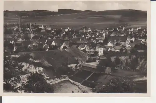 Münsingen - Panorama mit Freibad gl1938 225.690