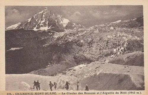 Chamonix-Mont Blanc, Le Glacier des Bossons ... ngl E1474