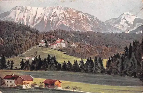 Wildbad Adelholzen Maria Eck Blick gegen Rauschberg Sonntagshorn gl1940 165.969
