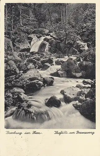 Ilsenburg, Harz, Ilsefälle am Bremerweg ngl E4766