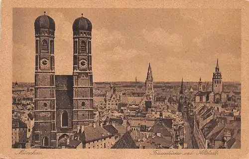 München Frauentürme und Altstadt ngl 163.077