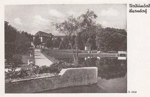 Radiumbad Brambach, Kurhotel mit Park ngl E4776