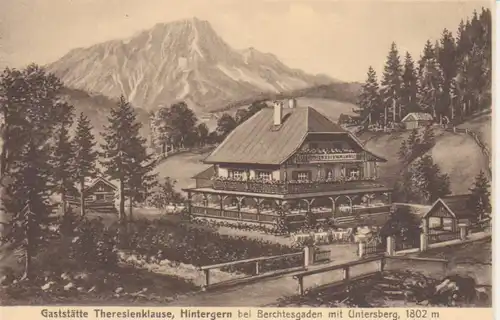 Hintergern bei Berchtesgaden - Gaststätte Theresienklause ngl 227.767