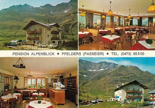 Pfelders (Passeier), Pension Alpenblick gl1980 E2735