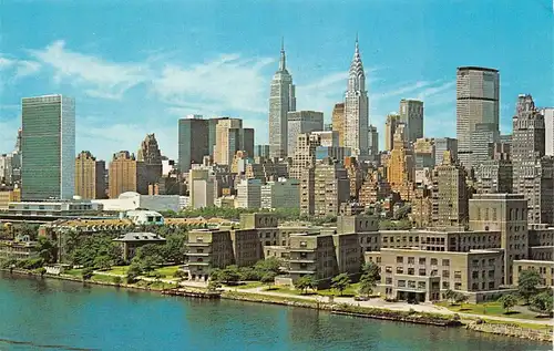 New York City NY Midtown Manhattan Skyline gl1973 164.042
