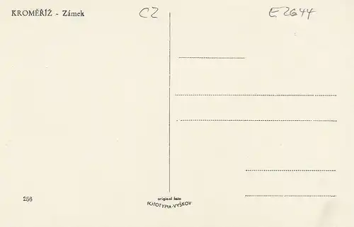 Kromeríz, Zámek ngl E2644