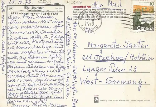 Kanada, Ontario, Hamilton, Conferation Park gl1973 E2667