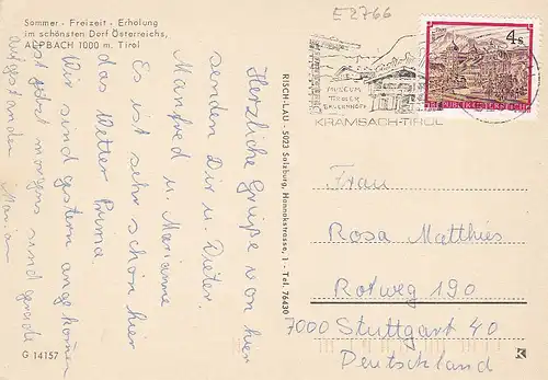 Alpbach in Tirol glum 1980? E2766