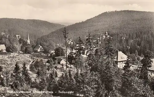 Schierke/Harz, Teilansicht ngl E4829