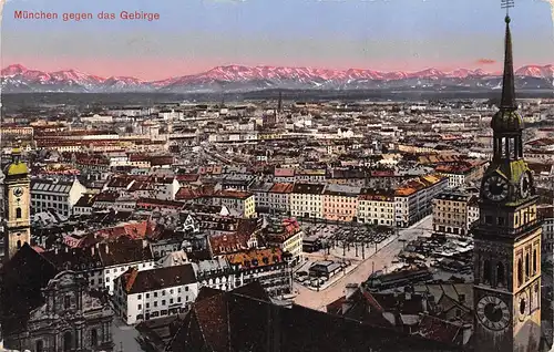 München gegen das Gebirge ngl 163.882