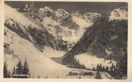 Einödsbach bei Oberstdorf Allgäu im Winter ngl E1713