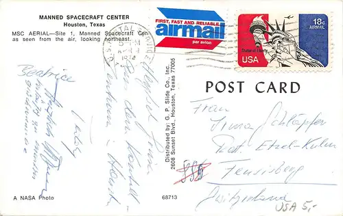 Houston TX - Manned Spacecraft Center gl1974 163.924