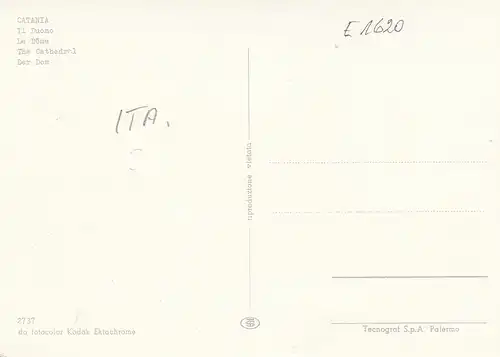 Catania, Il Duomo ngl E1620