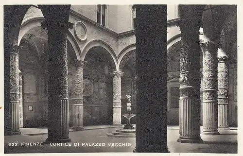 Firenze, Cortile di Palazzo Vecchio ngl E1773
