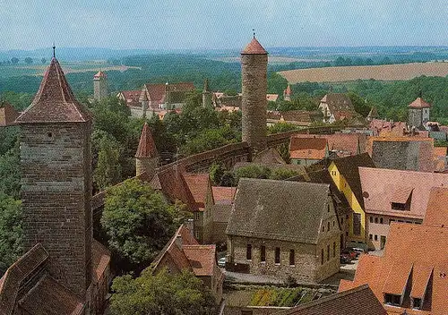 Rothenburg o.T., Blick vom Röderturm ngl E3461