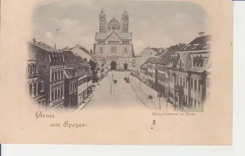 Speyer - Hauptstraße und Dom gl1898 225.873