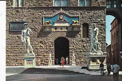 Firenze, Piazze Signoria (Dettaglio) ngl E2834