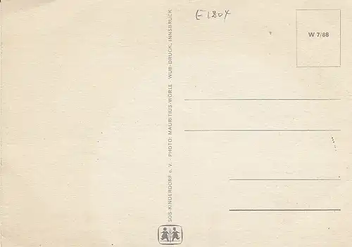 Weihnachts-Krippe, SOS-Kinderdorf ngl E1804