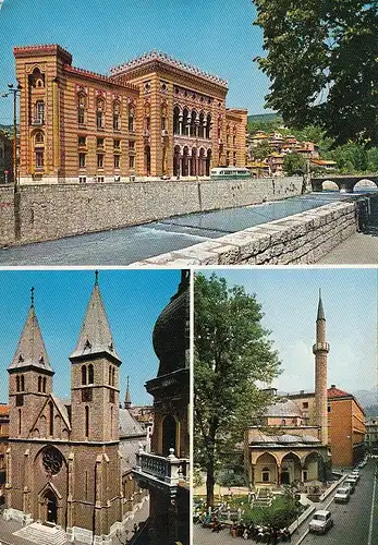 BIH Sarajevo Mehrbildkarte ngl E2636