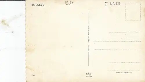 BIH Sarajevo Mehrbildkarte ngl E2636