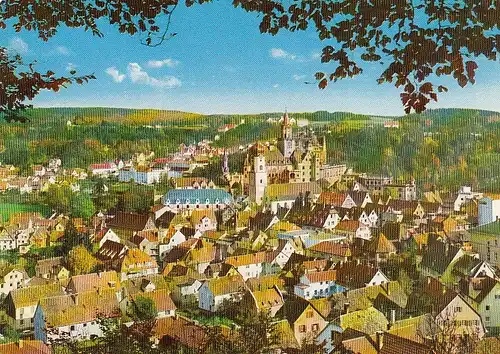 Sigmaringen, an der Donau, Blick über die Stadt ngl E3504