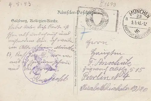 Salzburg, Der Dom feldpgl1943 E1673