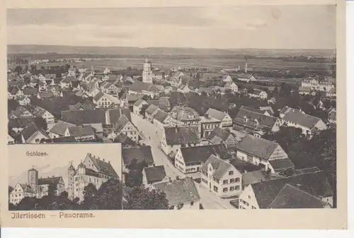 Illertissen - Panorama und Schloss ngl 226.540