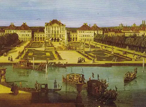 CANALETTO Alt-München, Schloß Nymphenburg ngl E1843