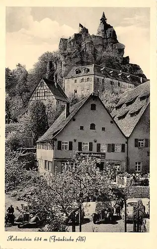 Burg Hohenstein bei Hersbruck - Gasthof und Pension Felsburg gl1954 166.342