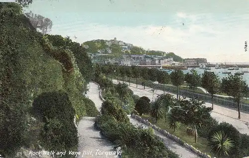Torquay, Rock Walk and Vane Hill gl1910 E1884